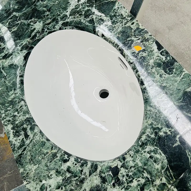 Verde Rameggiato Marble Vanity Top Top